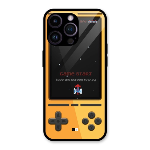 Retro Gamepad Glass Back Case for iPhone 14 Pro Max