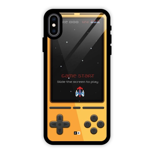 Retro Gamepad Glass Back Case for iPhone XS Max