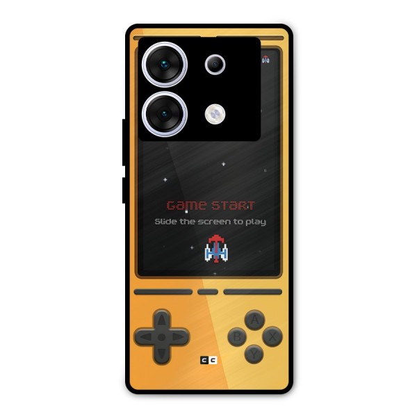Retro Gamepad Metal Back Case for Infinix Zero 30 5G