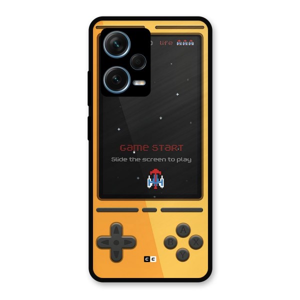 Retro Gamepad Metal Back Case for Redmi Note 12 Pro Plus 5G
