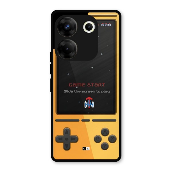 Retro Gamepad Metal Back Case for Tecno Camon 20