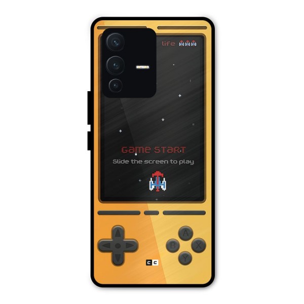 Retro Gamepad Metal Back Case for Vivo V23 Pro