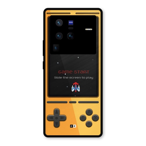 Retro Gamepad Metal Back Case for Vivo X80 Pro