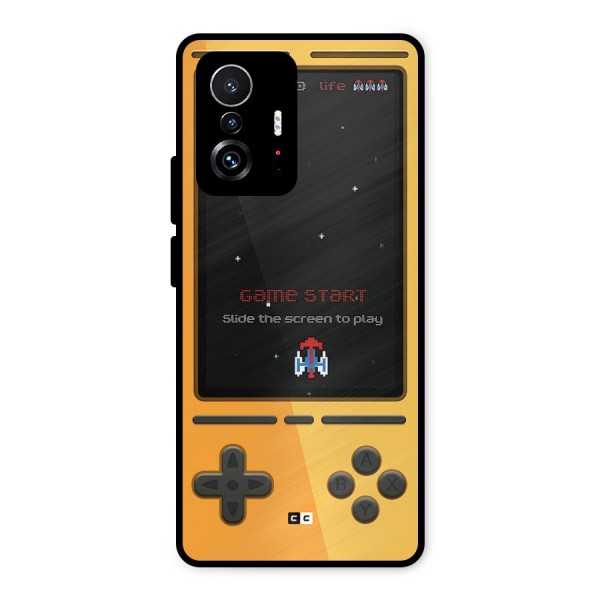 Retro Gamepad Metal Back Case for Xiaomi 11T Pro