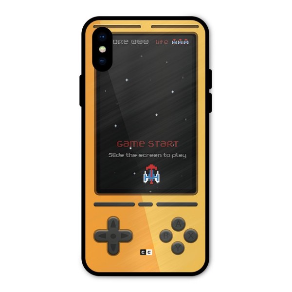Retro Gamepad Metal Back Case for iPhone XS