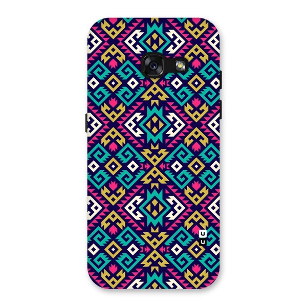 Retro Geometric Pattern Back Case for Galaxy A3 (2017)