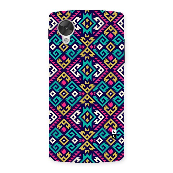 Retro Geometric Pattern Back Case for Google Nexus 5