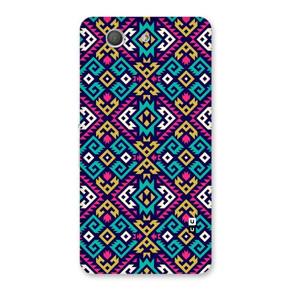 Retro Geometric Pattern Back Case for Xperia Z3 Compact