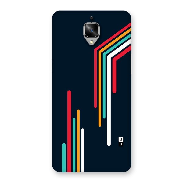 Retro Lines Minimal Stripes Back Case for OnePlus 3T