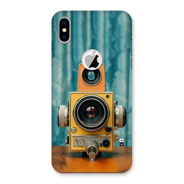 Retro Projector Back Case for iPhone X Logo Cut