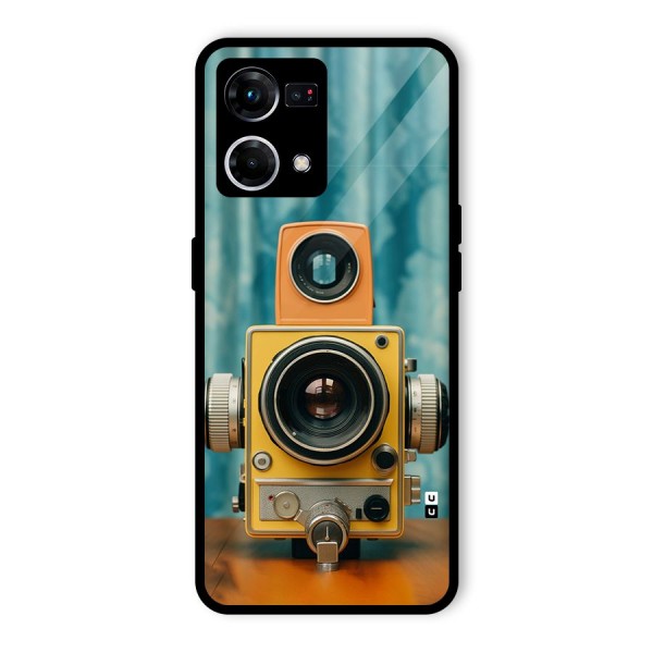Retro Projector Glass Back Case for Oppo F21 Pro 4G