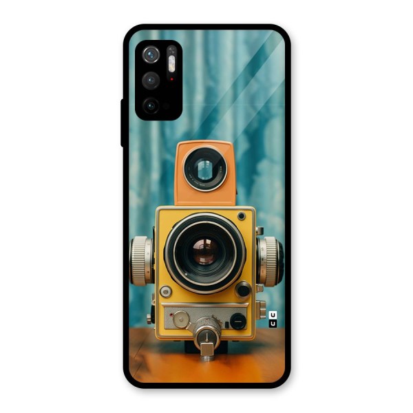 Retro Projector Glass Back Case for Poco M3 Pro 5G