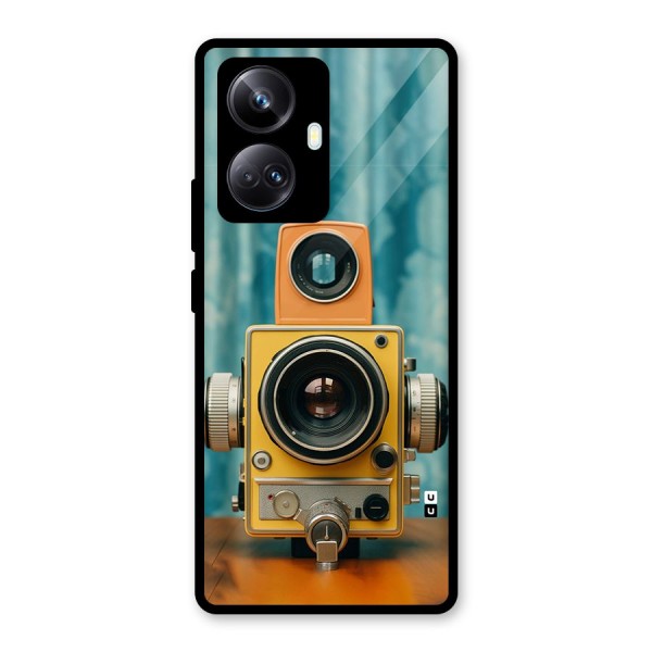Retro Projector Glass Back Case for Realme 10 Pro Plus