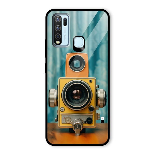 Retro Projector Glass Back Case for Vivo Y50