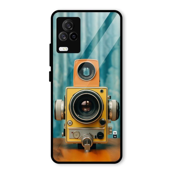 Retro Projector Glass Back Case for Vivo iQOO 7 Legend 5G