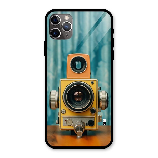 Retro Projector Glass Back Case for iPhone 11 Pro Max