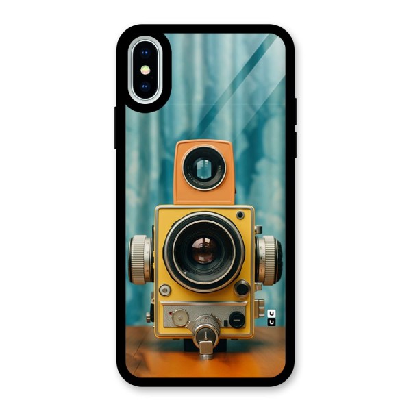 Retro Projector Glass Back Case for iPhone X
