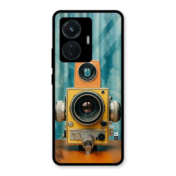 Retro Projector Glass Back Case for iQOO Z6 44W