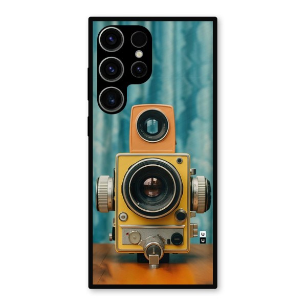 Retro Projector Metal Back Case for Galaxy S23 Ultra