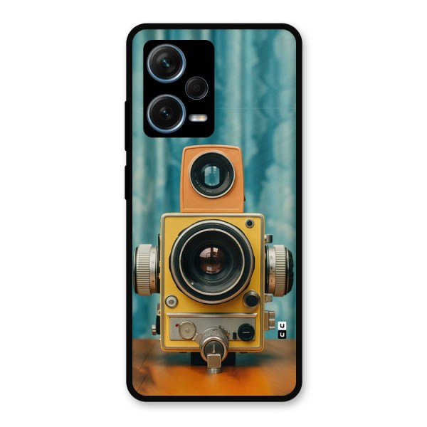 Retro Projector Metal Back Case for Redmi Note 12 Pro Plus 5G