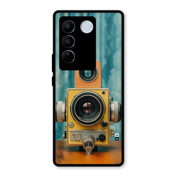 Retro Projector Metal Back Case for Vivo V27