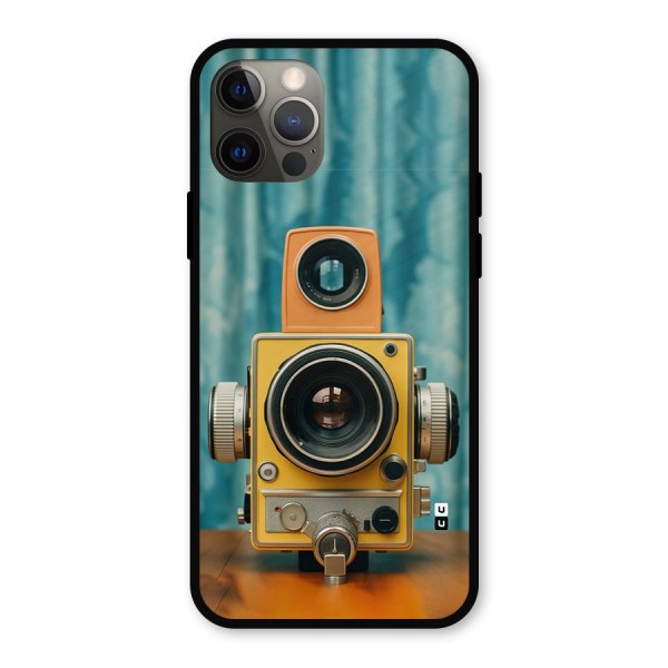 Retro Projector Metal Back Case for iPhone 12 Pro