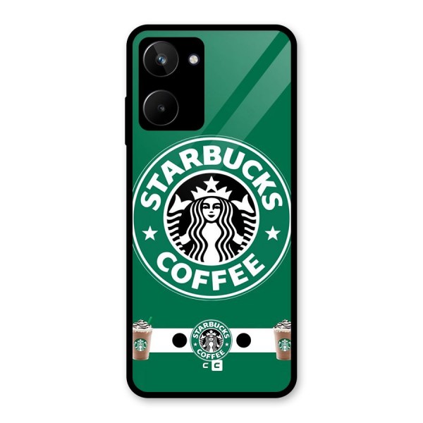 Ribbon StarBucks Glass Back Case for Realme 10
