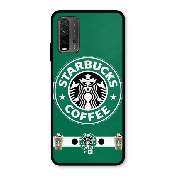 Ribbon StarBucks Metal Back Case for Redmi 9 Power