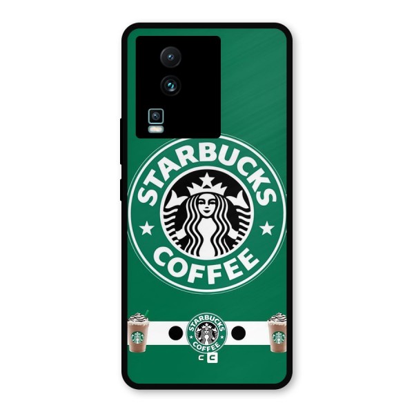 Ribbon StarBucks Metal Back Case for iQOO Neo 7