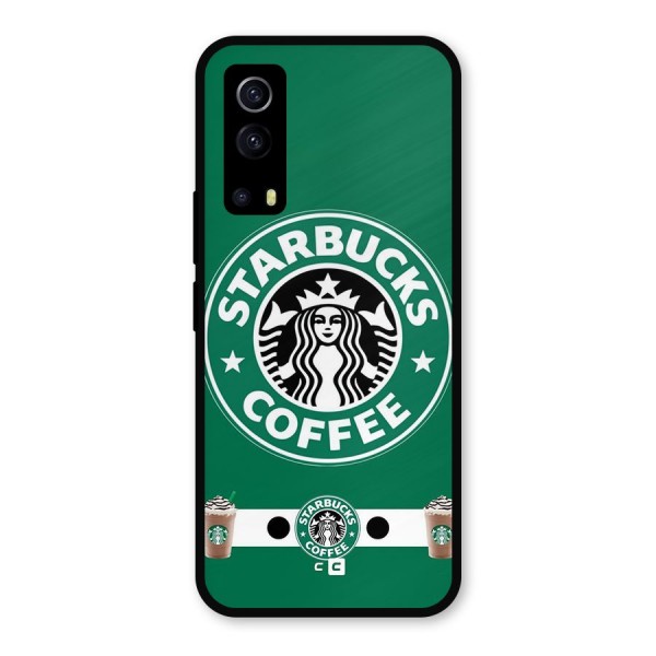 Ribbon StarBucks Metal Back Case for iQOO Z3