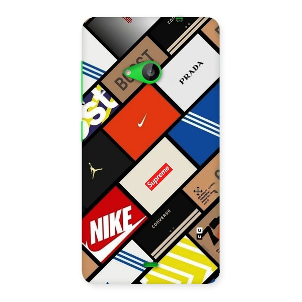 Rich Boxes Back Case for Lumia 535