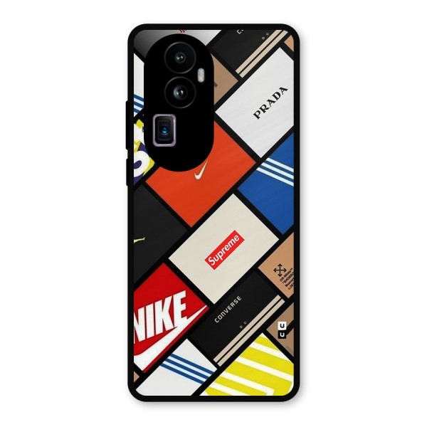 Rich Boxes Metal Back Case for Oppo Reno10 Pro Plus