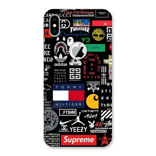 Rich Class Back Case for iPhone X Logo Cut