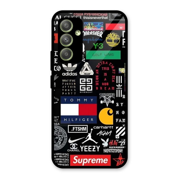 Rich Class Glass Back Case for Galaxy A54