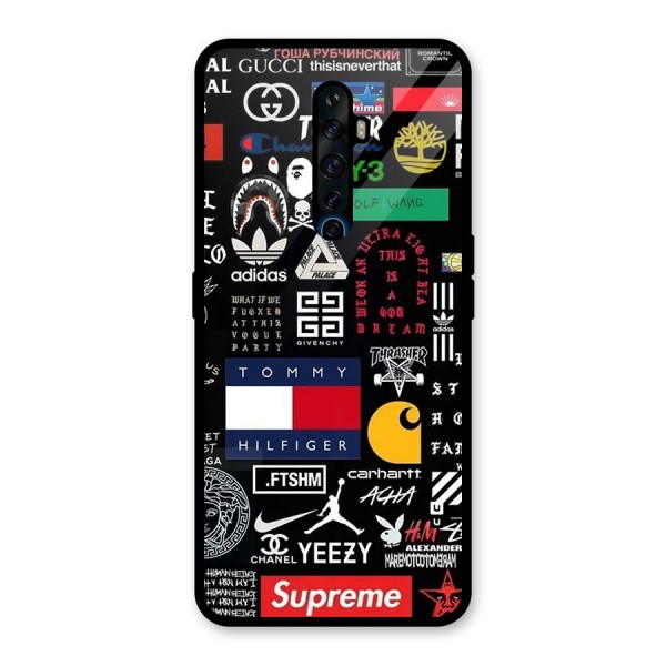 Rich Class Glass Back Case for Oppo Reno2 Z