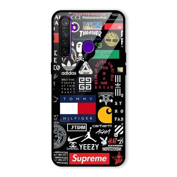Rich Class Glass Back Case for Realme 5 Pro