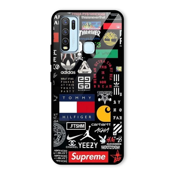 Rich Class Glass Back Case for Vivo Y30