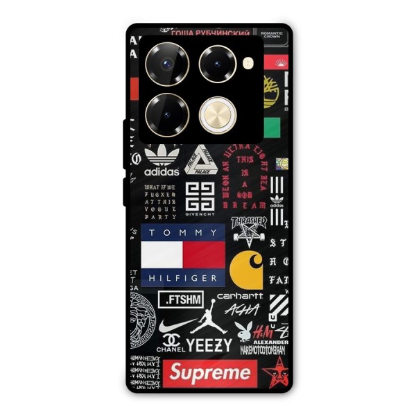 Rich Class Metal Back Case for Infinix Note 40 Pro Plus