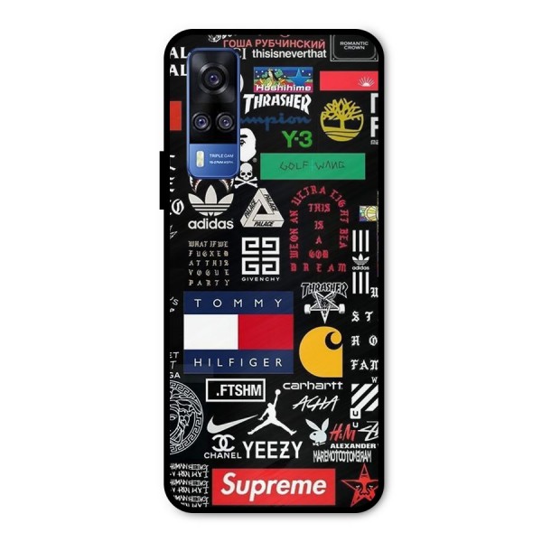 Rich Class Metal Back Case for Vivo Y51A