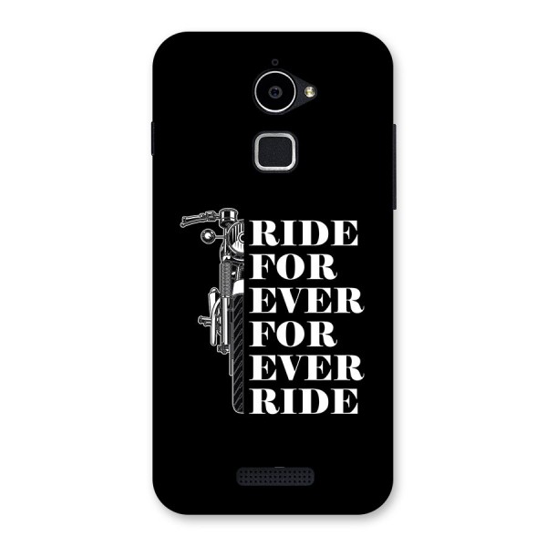 Ride Forever Back Case for Coolpad Note 3 Lite