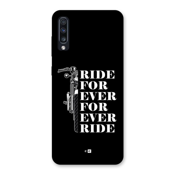 Ride Forever Back Case for Galaxy A70