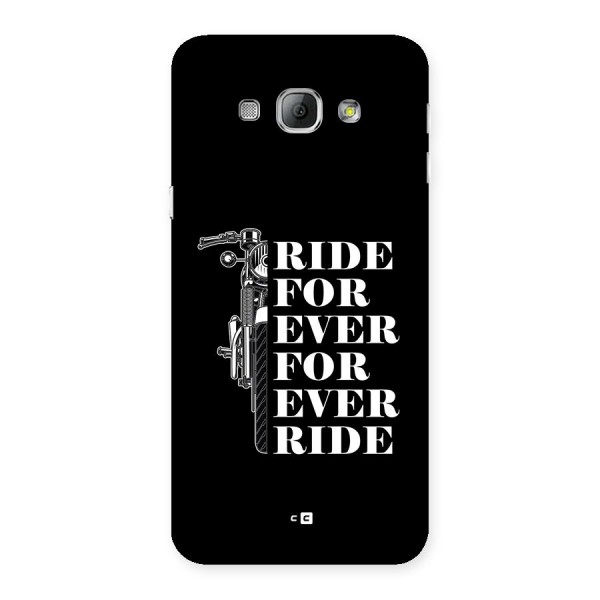 Ride Forever Back Case for Galaxy A8