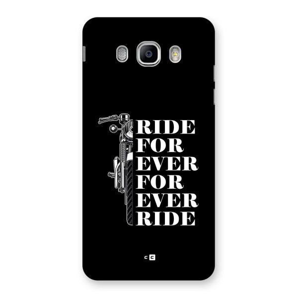 Ride Forever Back Case for Galaxy J5 2016