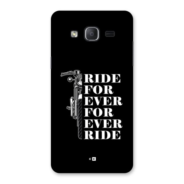 Ride Forever Back Case for Galaxy On7 2015