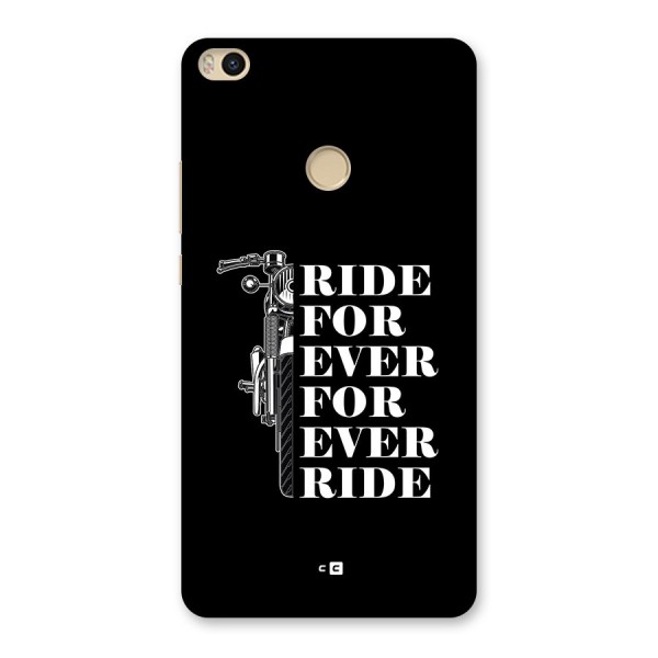 Ride Forever Back Case for Mi Max 2