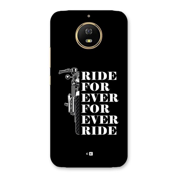 Ride Forever Back Case for Moto G5s