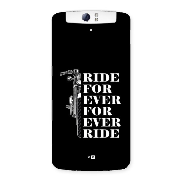 Ride Forever Back Case for Oppo N1