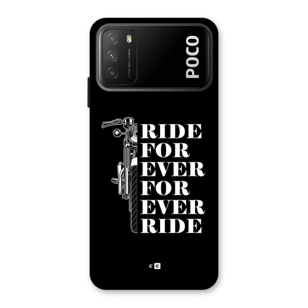 Ride Forever Back Case for Poco M3