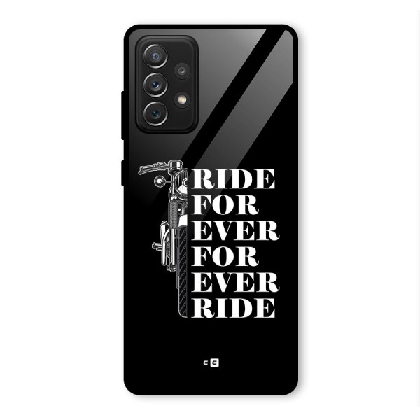 Ride Forever Glass Back Case for Galaxy A72