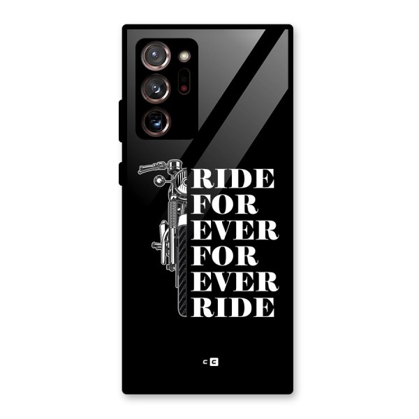 Ride Forever Glass Back Case for Galaxy Note 20 Ultra 5G
